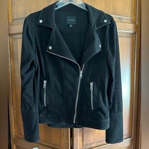 Liverpool Stretch Denim Jacket, Black